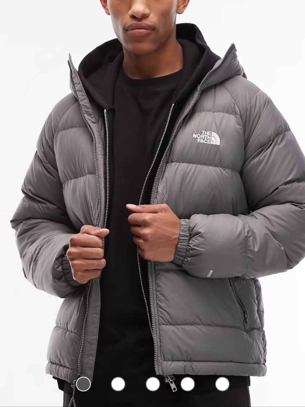 The North Face M hydrenalite down hoodie in smoked pearl